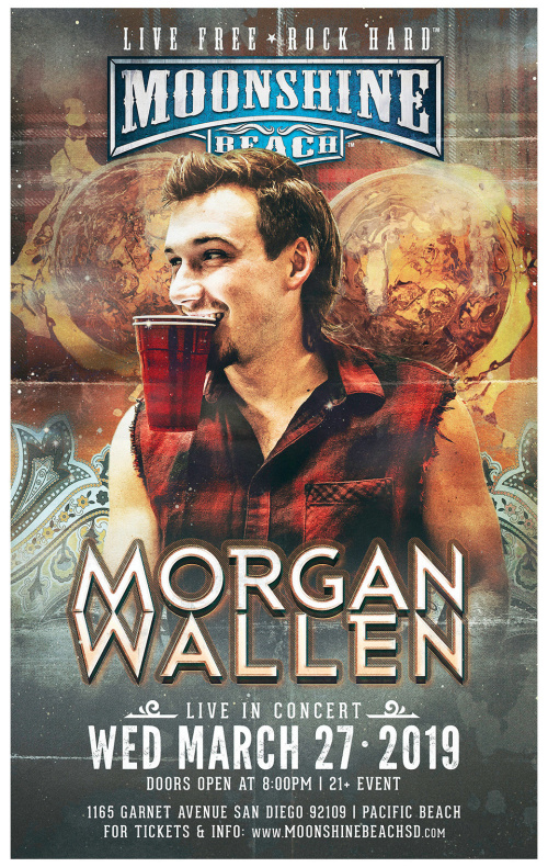 Morgan Wallen Live in Concert with HARDY and Lacy Cavalier at Moonshine Beach - Moonshine Beach