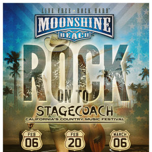 Stagecoach Giveaways at Moonshine Beach, Wednesday, February 20th, 2019