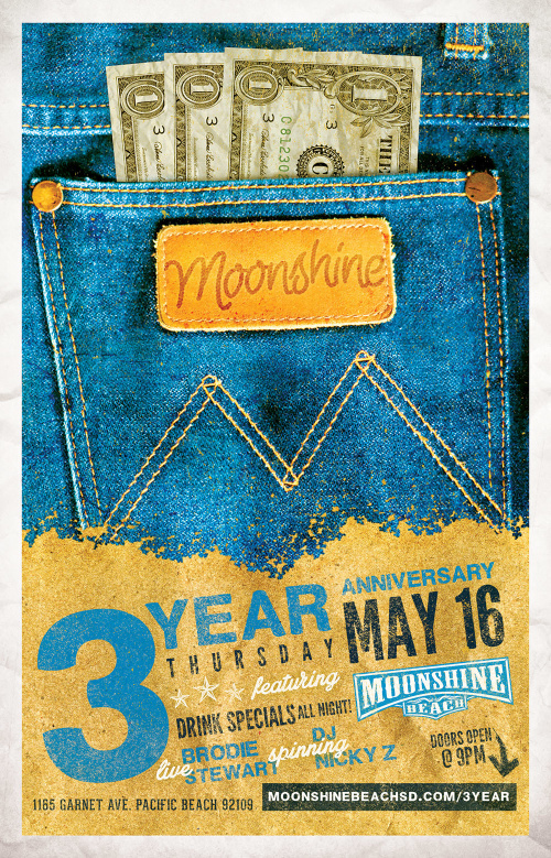 3rd Anniversary Party with Brodie Stewart Band - Moonshine Beach