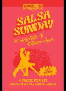 Salsa Sunday at Moonshine Beach