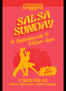 Salsa Sunday at Moonshine Beach