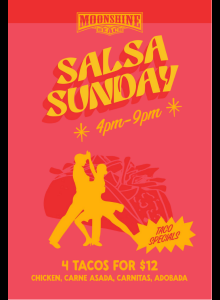 Salsa Sunday at Moonshine Beach