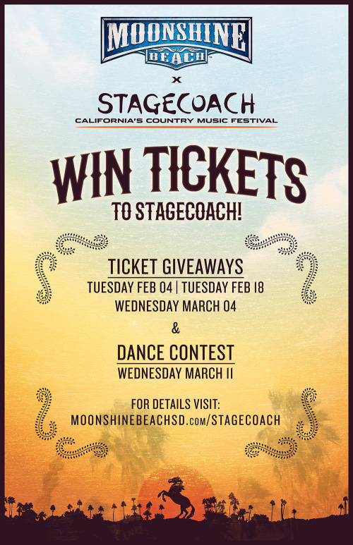 Stagecoach Giveaway at Moonshine Beach - Moonshine Beach