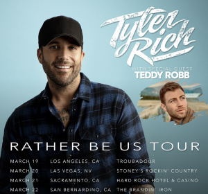 TYLER RICH WITH TEDDY ROBB LIVE AT MOONSHINE BEACH, Tuesday, March 24th, 2020