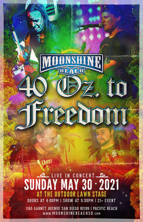 40 Oz. of Freedom at Moonshine Beach - Moonshine Beach