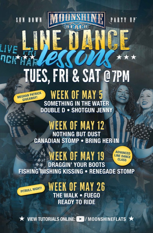 Line Dance Lessons at Moonshine Beach - Moonshine Beach