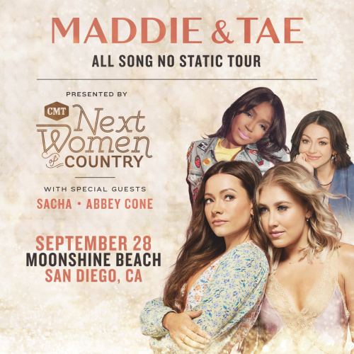 CMT Next Women of Country: Maddie & Tae with Sacha & Abbey Cone at Moonshine Beach - Moonshine Beach