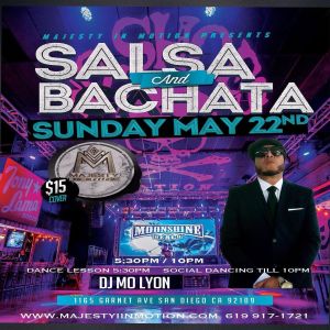 Salsa and Bachata Sundays at Moonshine Beach, Sunday, August 21st, 2022