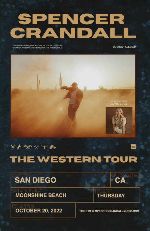 Spencer Crandall – The Western Tour with special guest: Avery Anna - Moonshine Beach