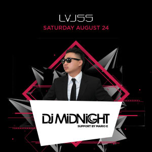 DJ Midnight, Saturday, August 24th, 2019