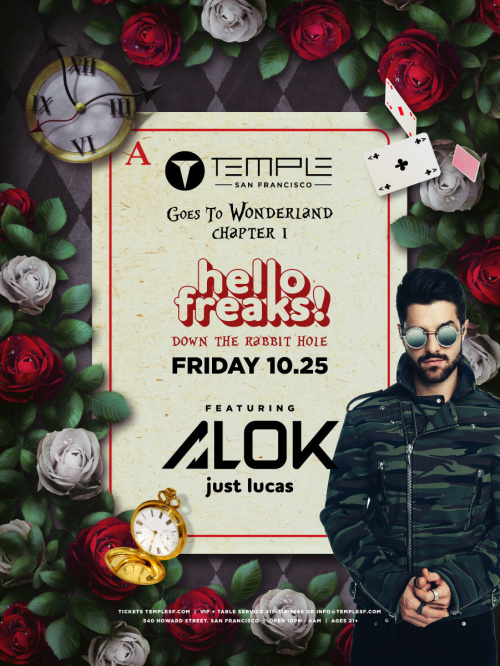 Temple Goes to Wonderland feat ALOK - Temple Nightclub