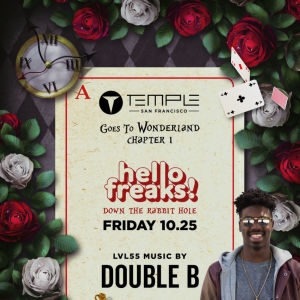 Temple Goes to Wonderland at LVL55, Friday, October 25th, 2019