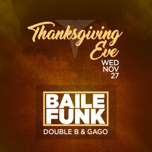 Baile Funk at LVL55, Wednesday, November 27th, 2019