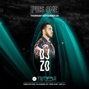 +1 Thursdays w/ DJ Zo, Thursday, September 30th, 2021