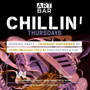 Chillin' Thursday's Grand Opening, Thursday, September 30th, 2021