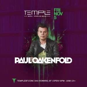Paul Oakenfold, Friday, November 5th, 2021