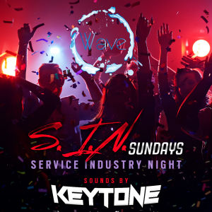 S.I.N. Sundays (Service Industry Night), Sunday, September 22nd, 2019