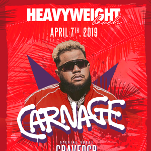 Carnage at Beach House Sundays, Sunday, April 7th, 2019