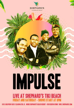 Impulse Live @ Tiki Beach, Saturday, October 3rd, 2020
