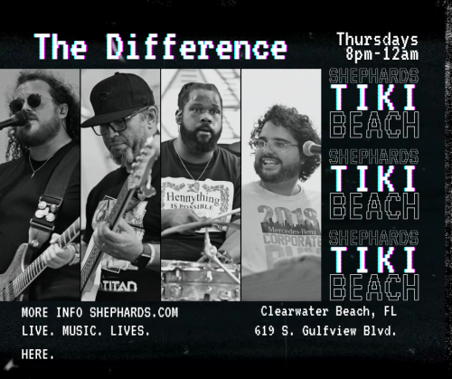 The Difference Band 8PM-Midnight - Tiki Beach