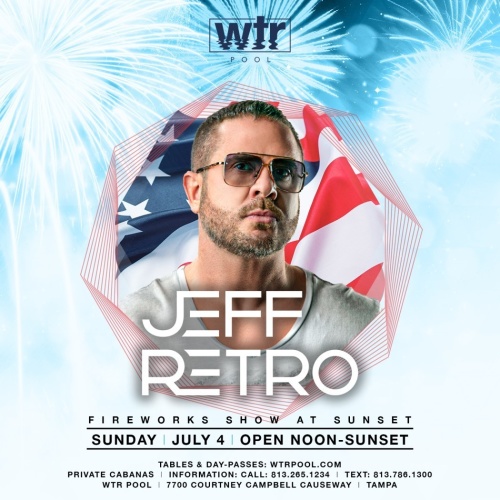 4th of July  Pool Party Sunday w Jeff Retro - WTR Pool