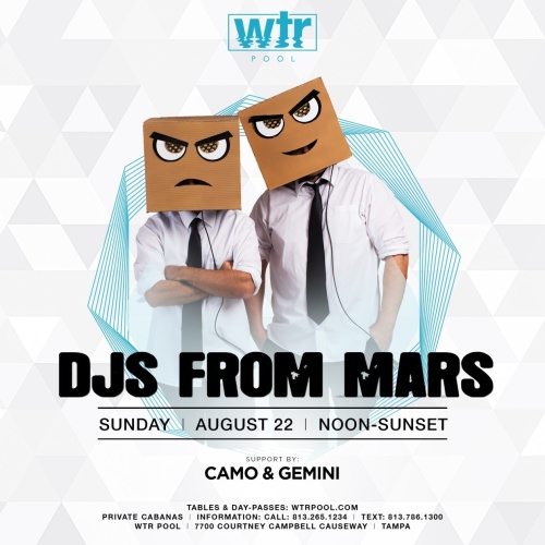 2021 Pool Party Sunday w/ DJs From MARS - WTR Pool