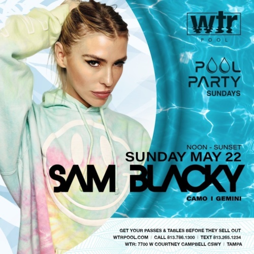 POOL PARTY SUNDAY W/ SAM BLACKY - WTR Pool