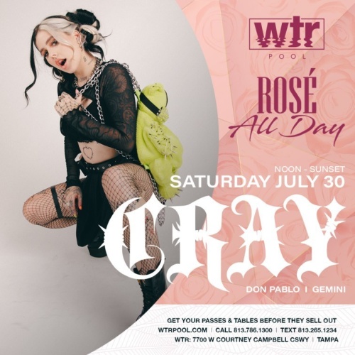Rosé All Day w/ Cray - WTR Pool