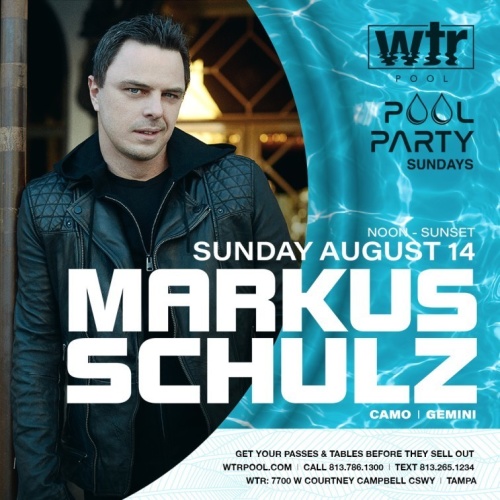 Pool Party Sundays w/ Markus Schulz - WTR Pool