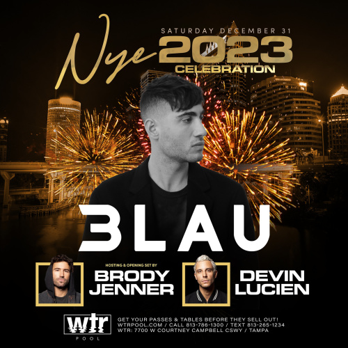 NYE with 3LAU hosted by Brody Jenner - WTR Pool