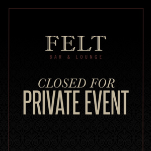 Closed for Private Event, Sunday, February 3rd, 2019