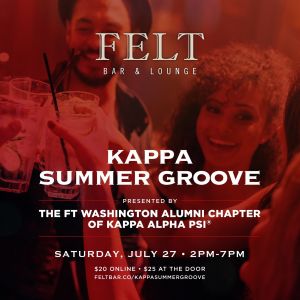 Kappa Summer Groove, Saturday, July 27th, 2019