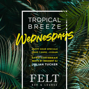 Tropical Breeze Wednesday's, Wednesday, September 18th, 2019
