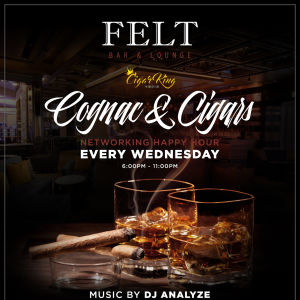 Cognac & Cigars, Wednesday, October 16th, 2019