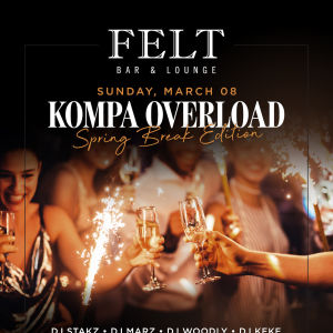 Kompa Overload: Spring Break Edition, Sunday, March 8th, 2020