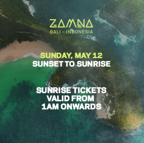 Flyer: ZAMNA SUNRISE TICKET