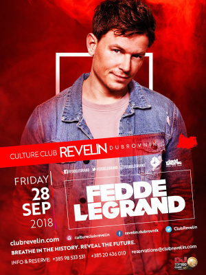 FEDDE LE GRAND, Friday, September 28th, 2018
