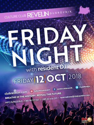 Friday Night Fever, Friday, October 12th, 2018