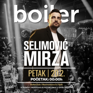 Flyer: MIRZA SELIMOVIĆ
