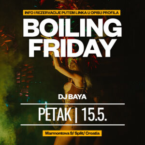 Flyer: BOILING FRIDAY