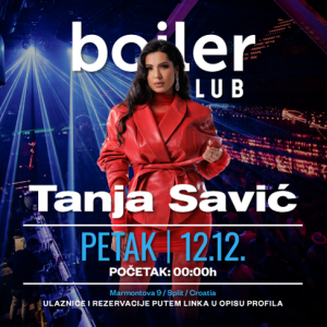 Flyer: TANJA SAVIĆ