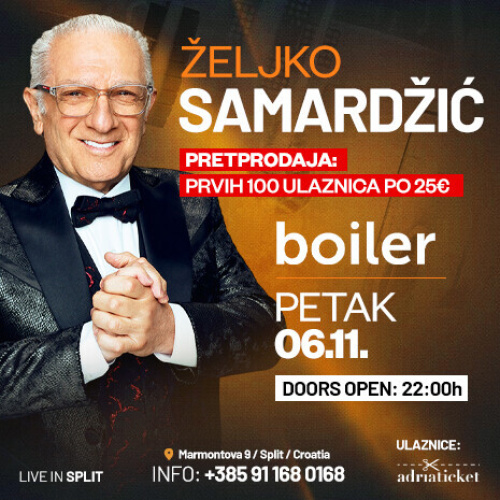 ŽELJKO SAMARDŽIĆ - Flyer