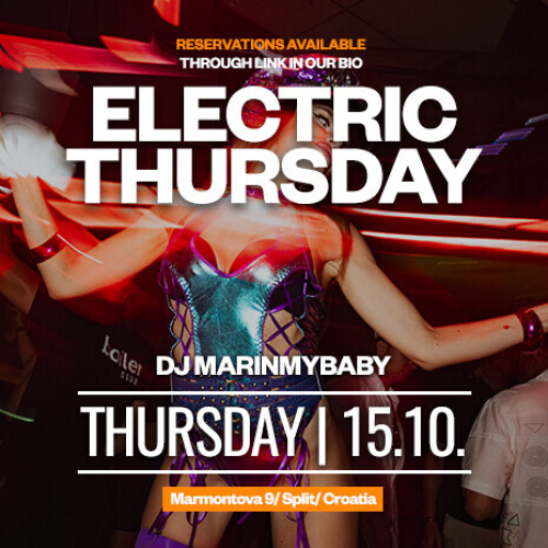 ELECTRIC THURSDAY - Flyer