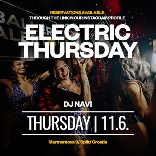 ELECTRIC THURSDAY - Flyer