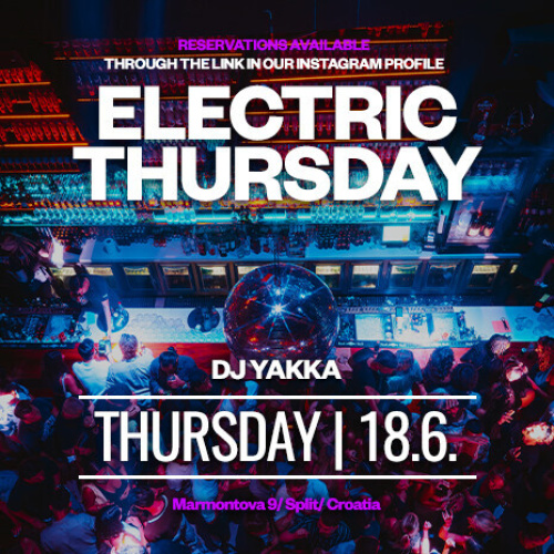 ELECTRIC THURSDAY - Flyer