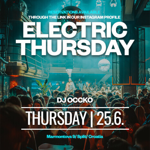 ELECTRIC THURSDAY - Flyer