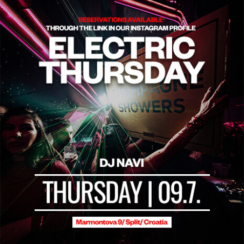 ELECTRIC THURSDAY - Flyer