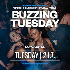 Flyer: BUZZING TUESDAY