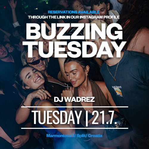 BUZZING TUESDAY - Flyer