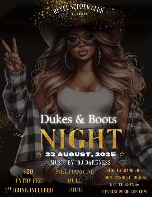 Dukes & Boots Night - Flyer